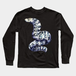 Cozy Snowflake Moray Eel Long Sleeve T-Shirt